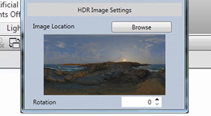 Imagem de Importação HRD V-ray para Revit