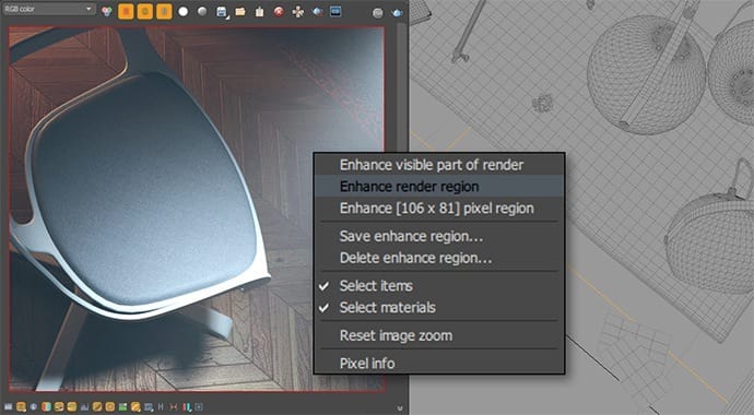 V-Ray for
                MODO Render Zoom