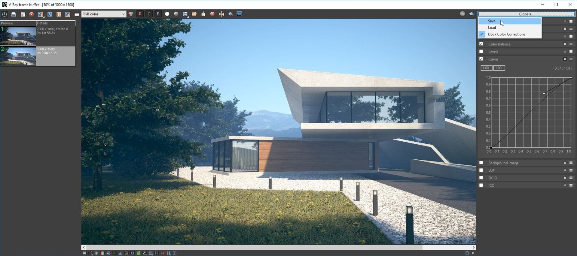 vray 3 rhino 2 point perspective